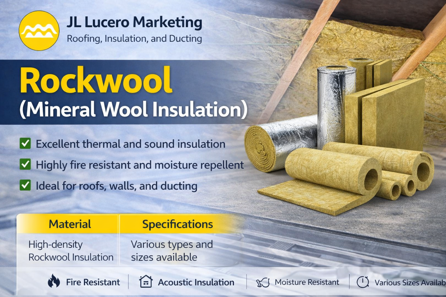 Rockwool (mineral wool insulation)