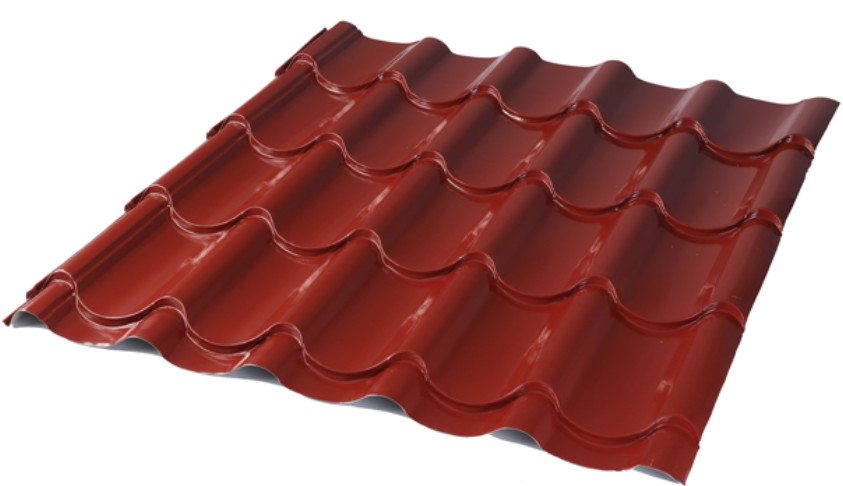 Tile span metal roofing sheets with tile design profile made from pre-painted galvanized steel for durable and aesthetic roofing applications