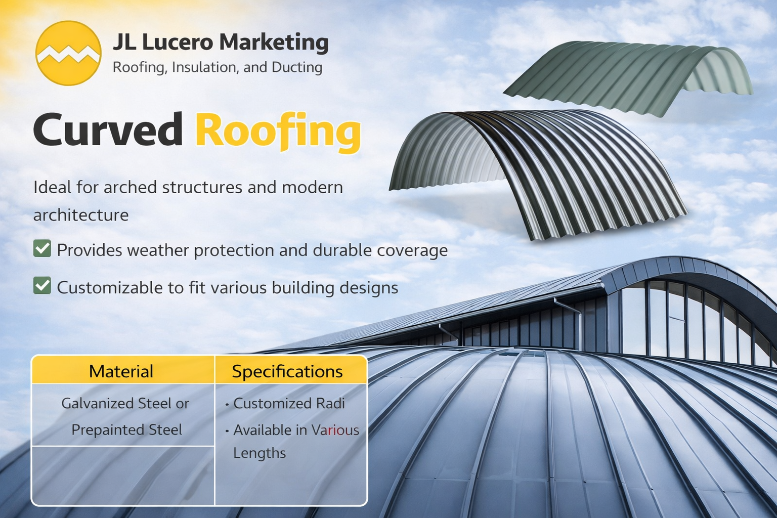 Curved Roofing